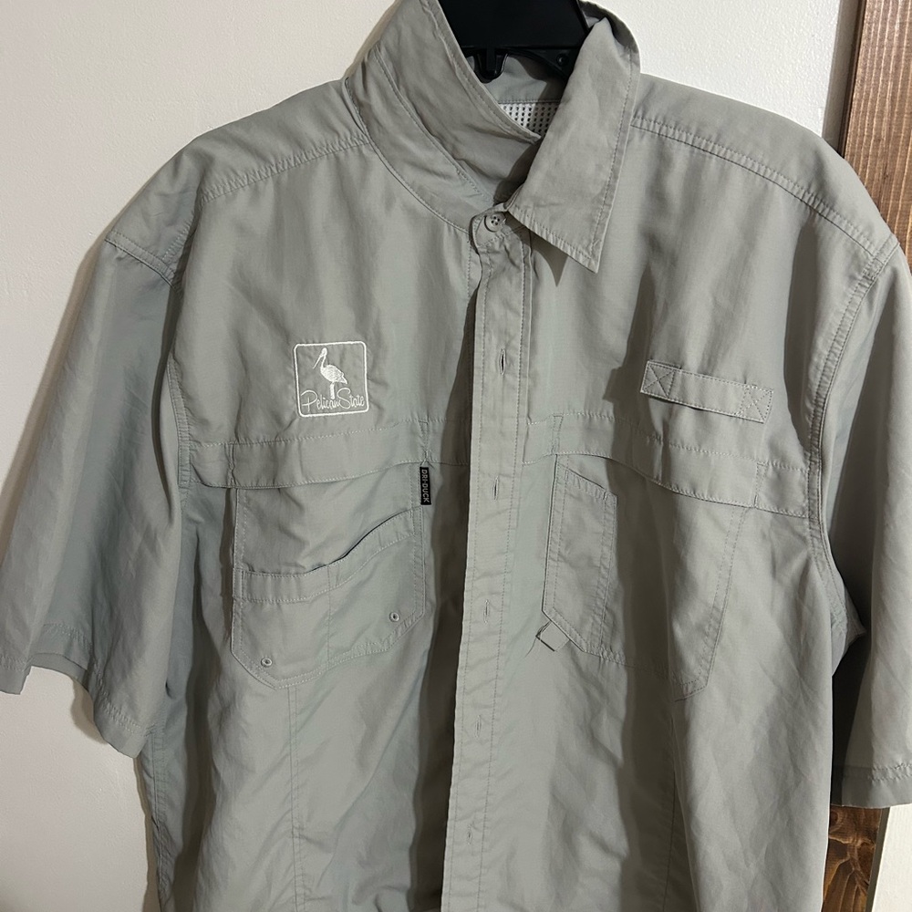 Men's Gray Dri-Fit Short Sleeve shirt